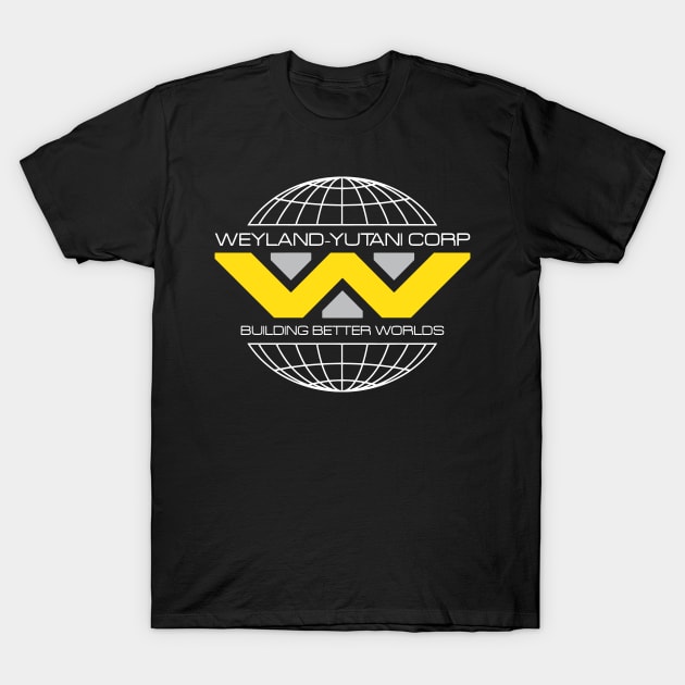 Alien Weyland Yutani Corp Logo T-Shirt by Rebus28